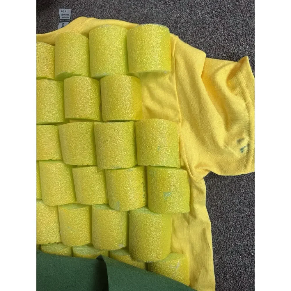 Handmade Corn Costume Dog Halloween Corn Dog costume Medium Size Dog 40-50 Lbs